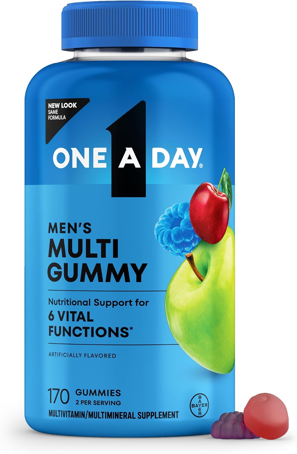 One A Day Men's Multivitamins Gummies – 170 Count - görsel 1
