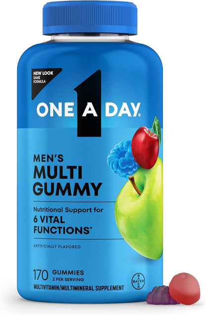 One A Day Men's Multivitamins Gummies – 170 Count