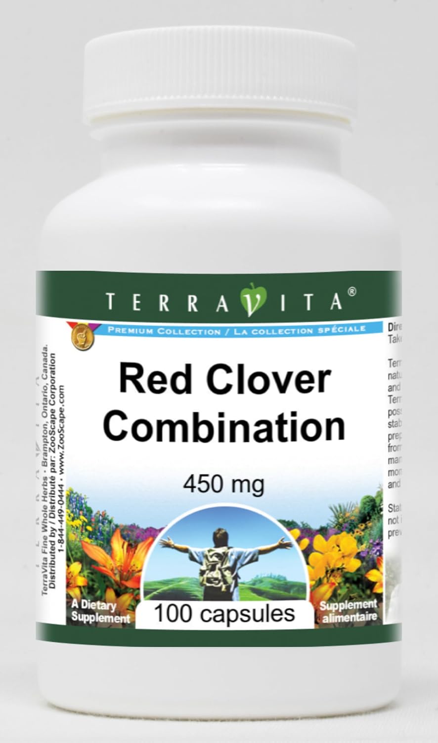 Red Clover Combination - 450 mg, 100 Capsules - görsel 1