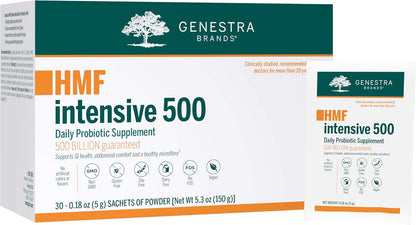 Genestra Brands HMF Intensive 500 - High Strength Probiotic Food Supplement, 30 Sachets