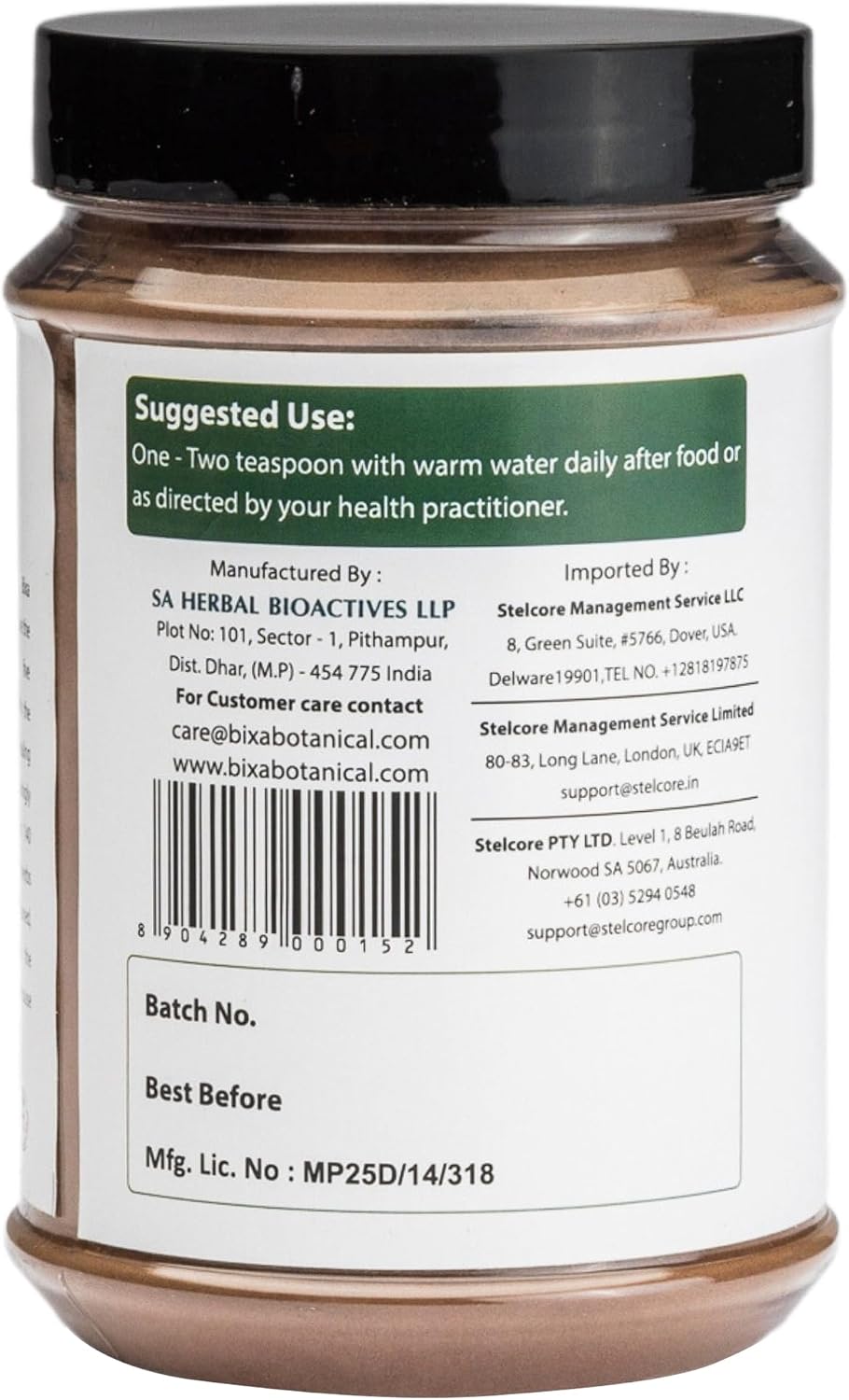 bixa BOTANICAL Arjuna Powder (Terminalia Arjuna) 200g - görsel 5
