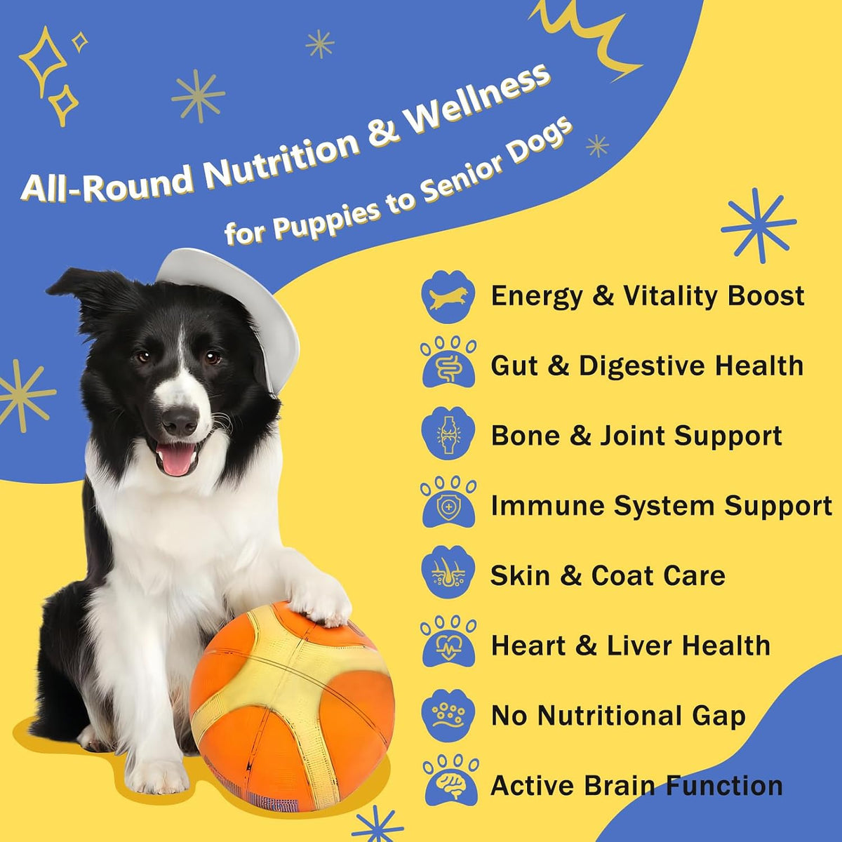 NATURE TARGET Dog Multivitamin Freeze-Dried Chicken Chews - 120 Count - görsel 2