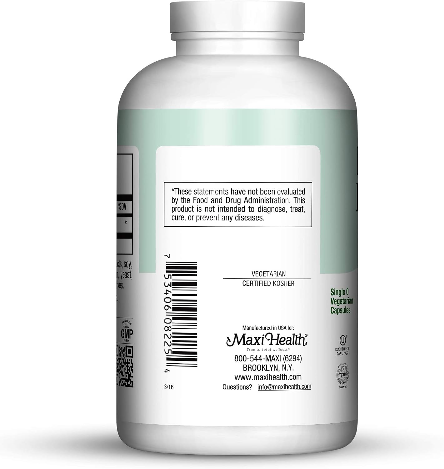 Maxi Health Empty 0 Maxicaps Vegetarian Capsules, 250 Count - görsel 3