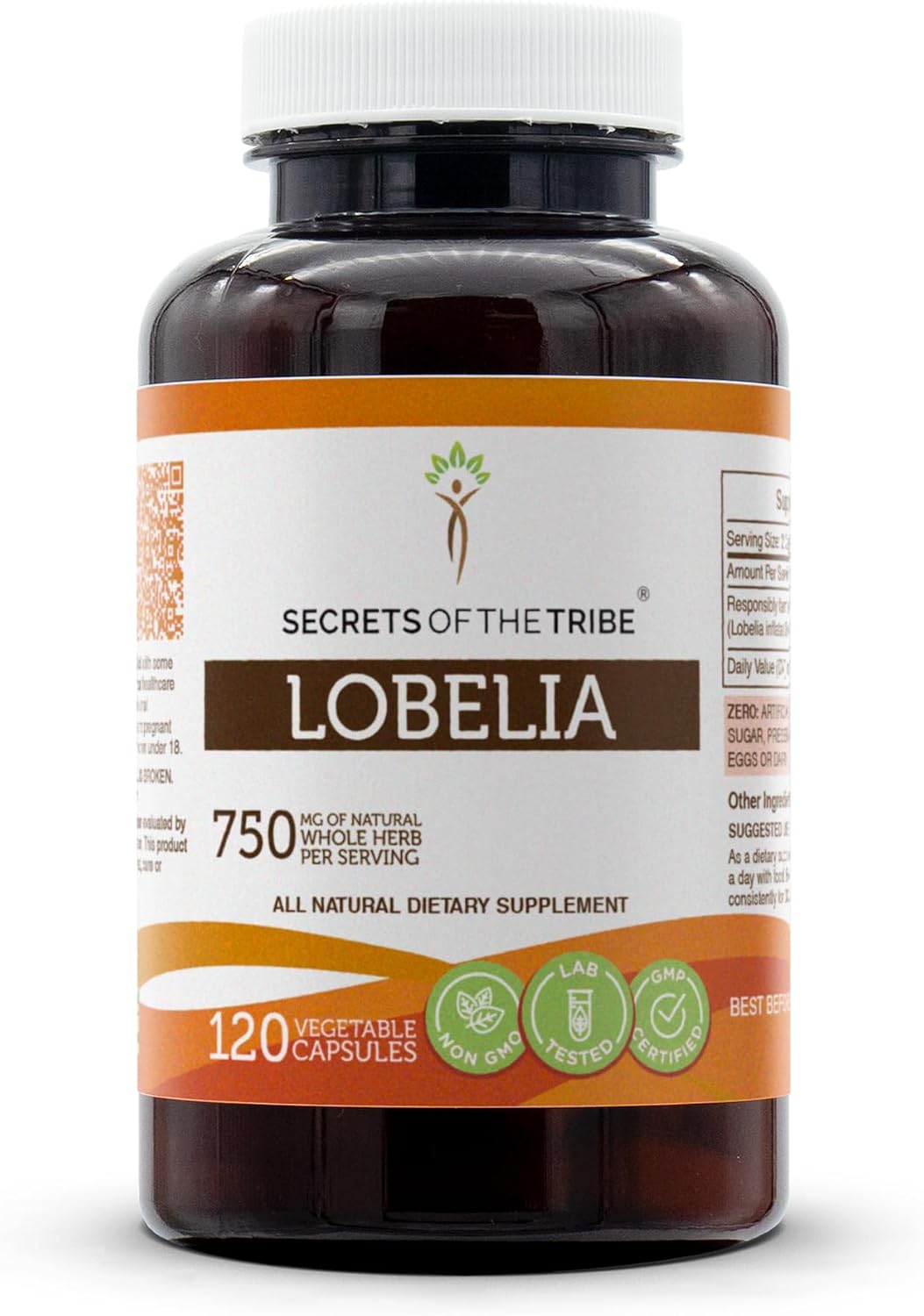 Secrets of the Tribe Lobelia 60 Capsules, 375 mg - görsel 6