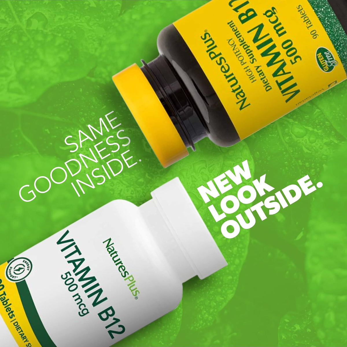 NaturesPlus Vitamin B12 500 mcg – 90 Tablets - görsel 4