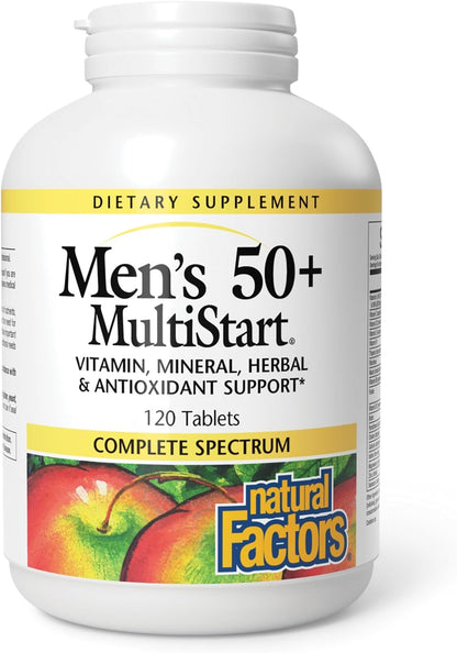 Natural Factors Men's 50+ MultiStart Daily Multivitamin