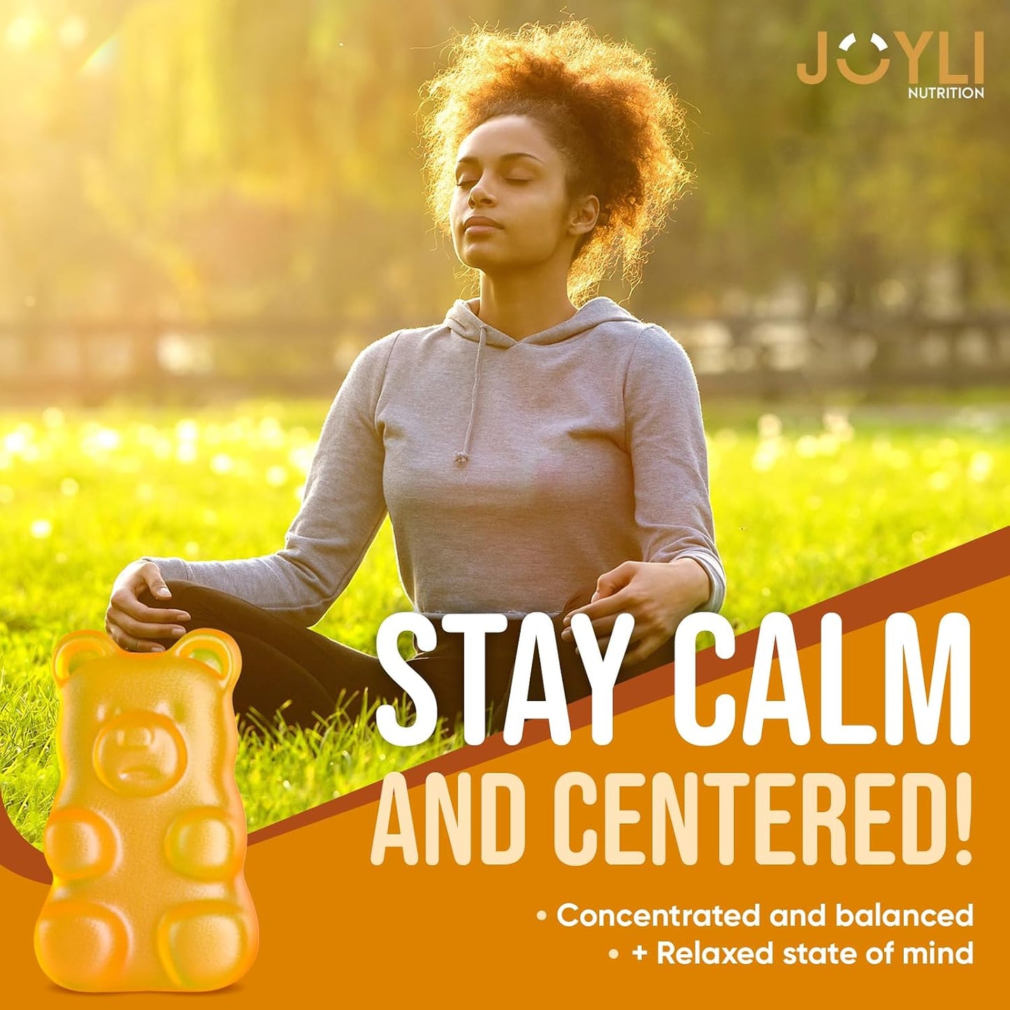 Joyli Nutrition L-Tyrosine Gummies 1000mg - Calm and Focus Supplement - Sugar-Free, Vegan, Gluten-Free - görsel 5