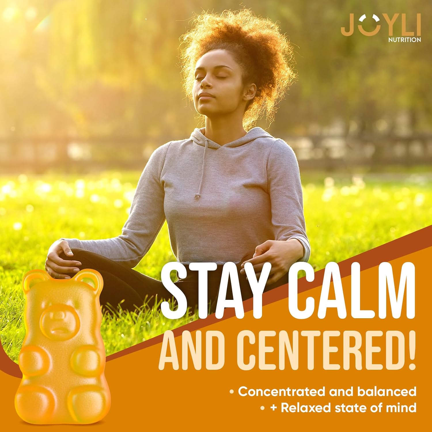 Joyli Nutrition L-Tyrosine Gummies 1000mg - Calm and Focus Supplement - Sugar-Free, Vegan, Gluten-Free - görsel 5