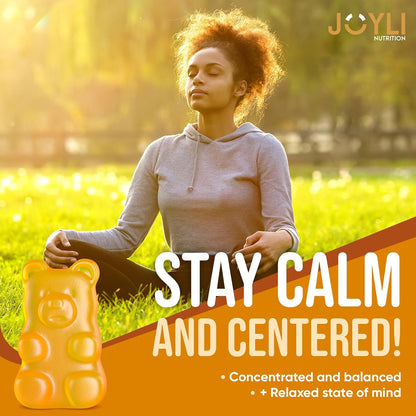 Joyli Nutrition L-Tyrosine Gummies 1000mg - Calm and Focus Supplement - Sugar-Free, Vegan, Gluten-Free