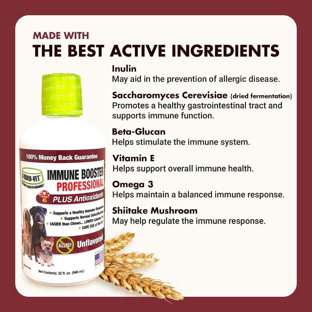 Liquid-Vet Immune Support for Dogs – Antioxidant Protection and Gut Health - görsel 4