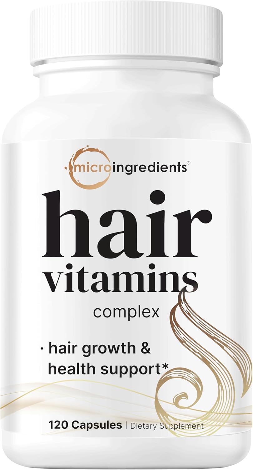 Micro Ingredients Hair Vitamins Complex, 120 Capsules - görsel 1