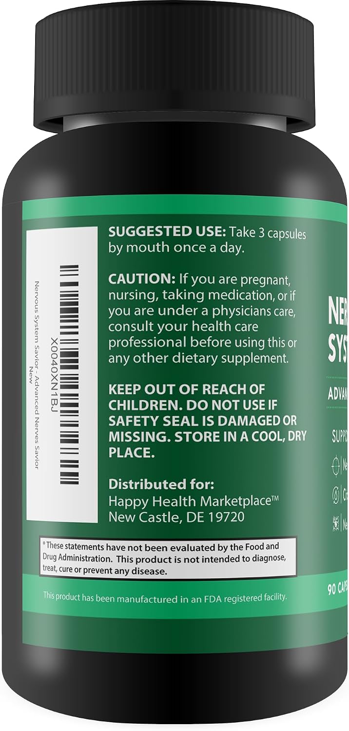 Nervous System Saviour - Advanced Nerve Support Supplement - görsel 3