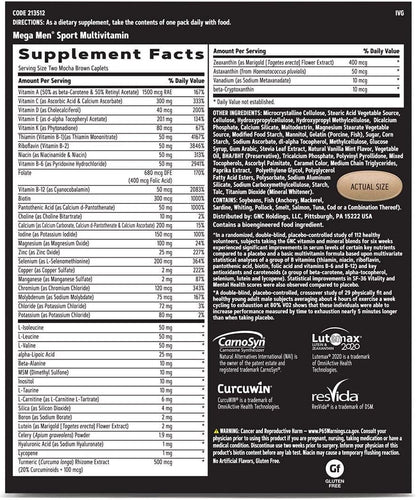GNC AMP Men's Extreme Training Vitapak Programme – 30 Day Supply