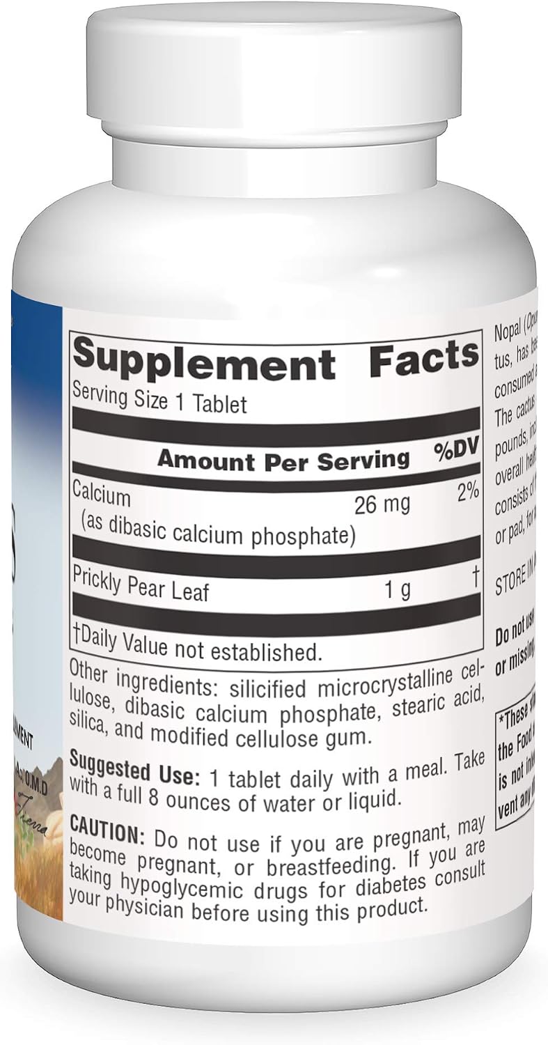 Planetary Herbals Full Spectrum Nopal Cactus, 1000 mg, 120 Tablets - görsel 3
