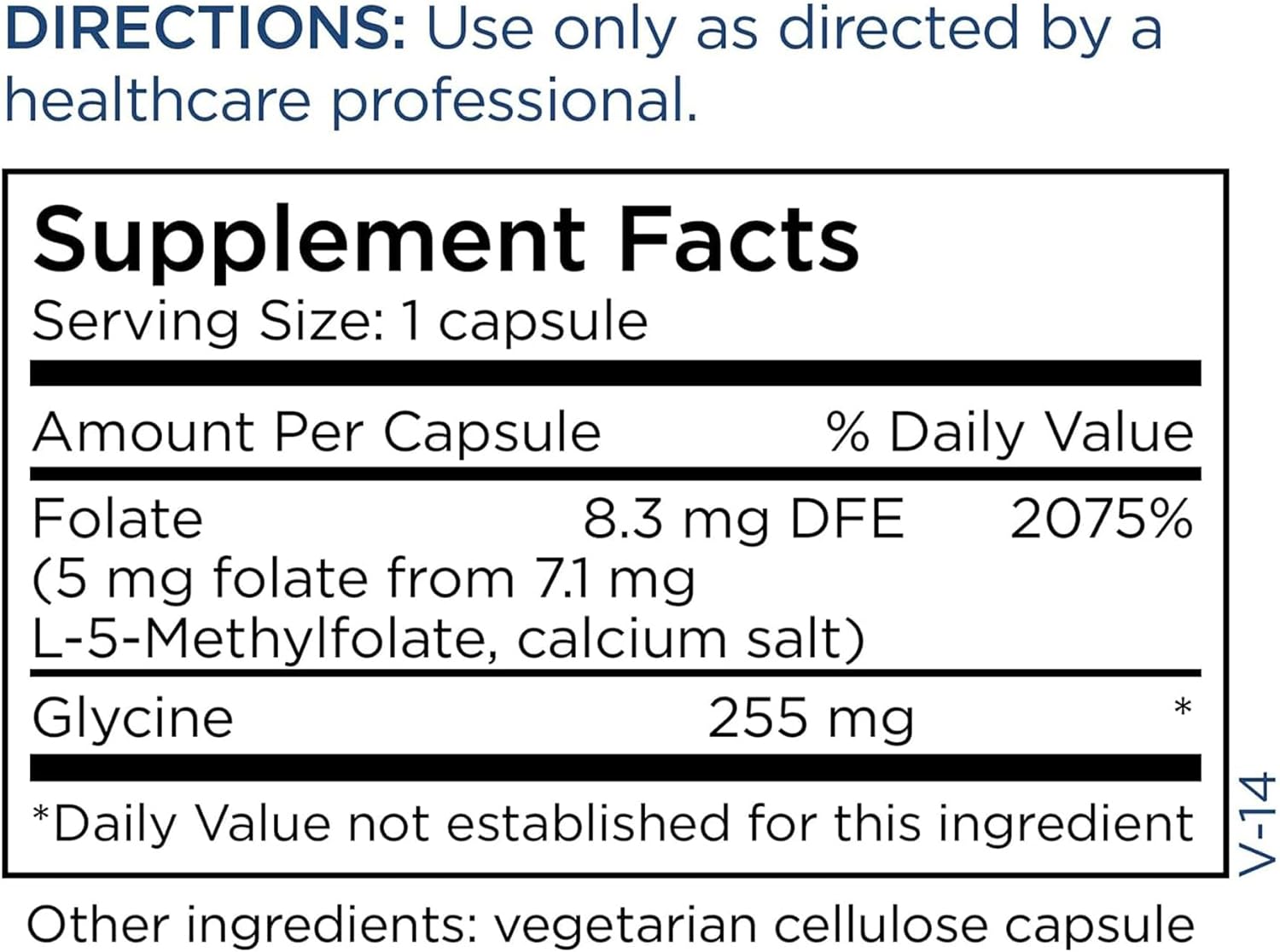 Metabolic Maintenance L-Methylfolate 7.5 mg - 90 Capsules - görsel 5
