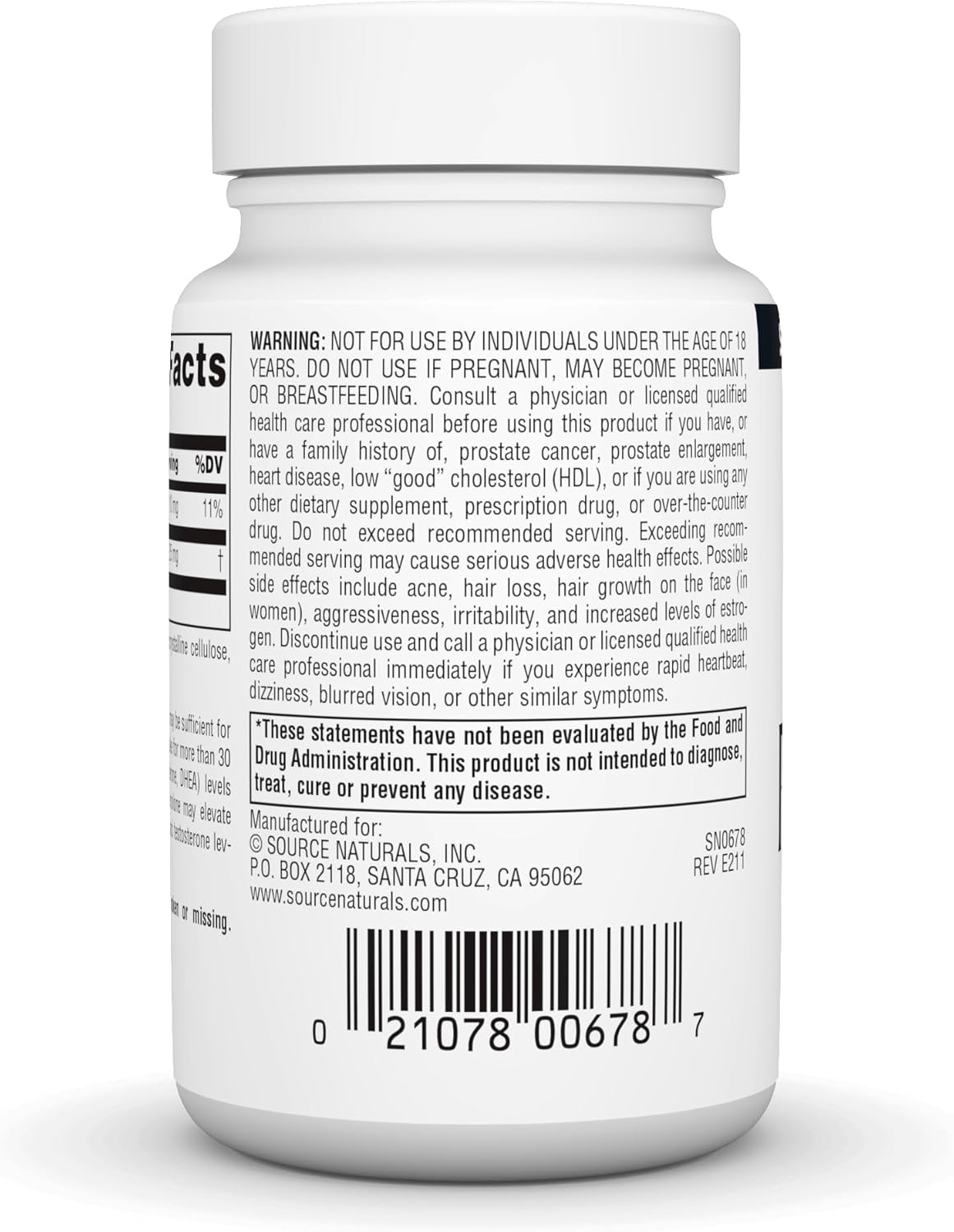 Source Naturals Pregnenolone 25mg – 120 Tablets - görsel 3