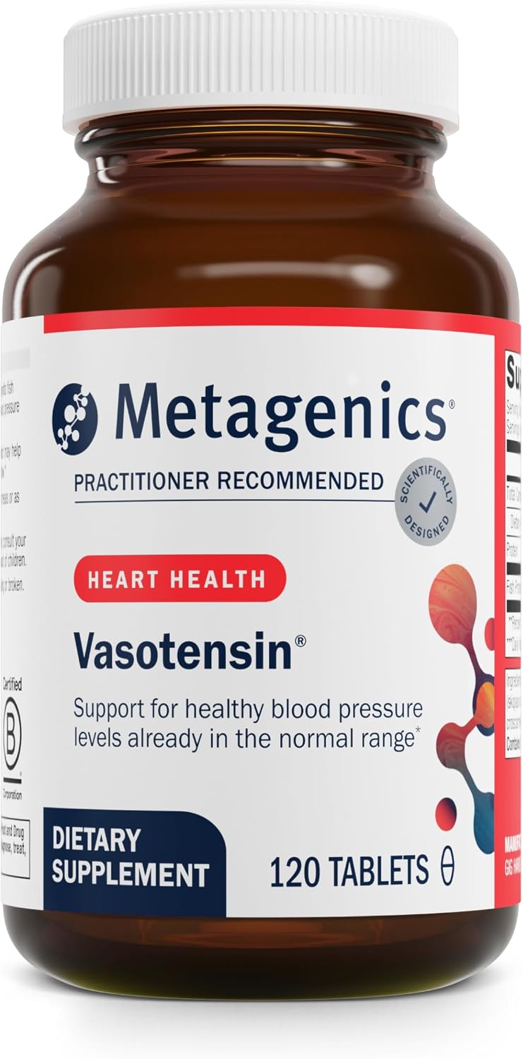 Metagenics Vasotensin - Bonito Peptide Supplement for Blood Pressure Support - 120 Tablets - görsel 1