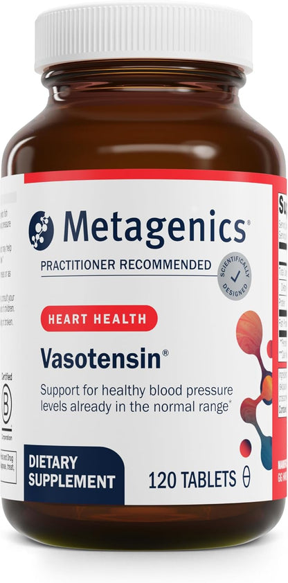 Metagenics Vasotensin - Bonito Peptide Supplement for Blood Pressure Support - 120 Tablets