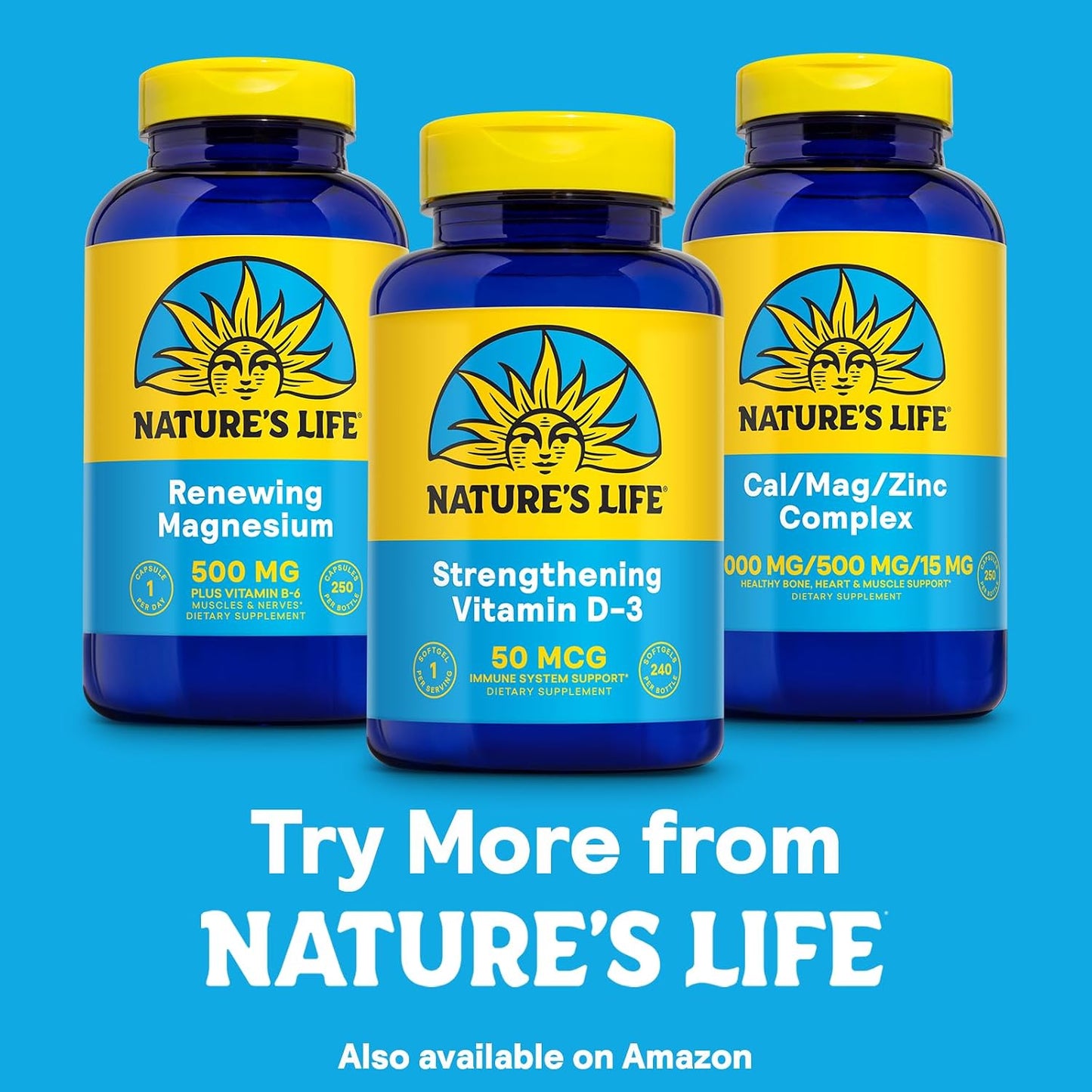 Nature's Life Vitamin D3 2000 IU (50 mcg) - 240 Softgels - görsel 6