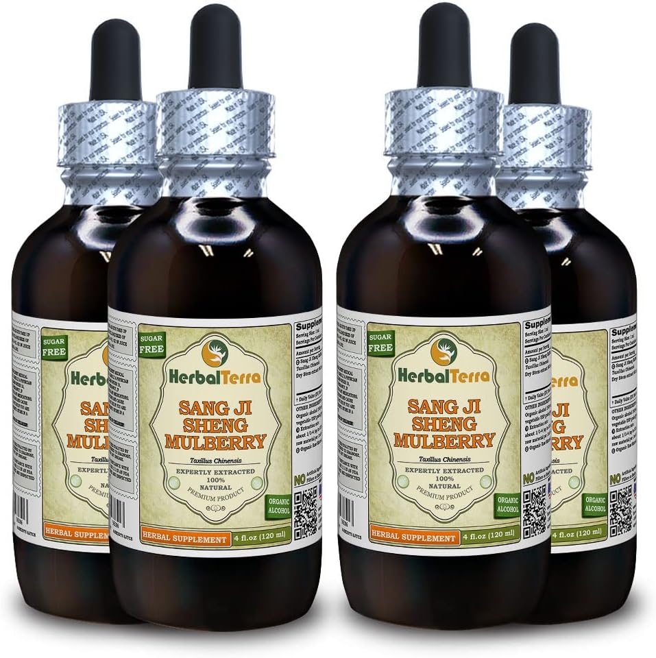 Sang Ji Sheng (Mulberry Mistletoe) Tincture – 4 x 120 ml - görsel 1
