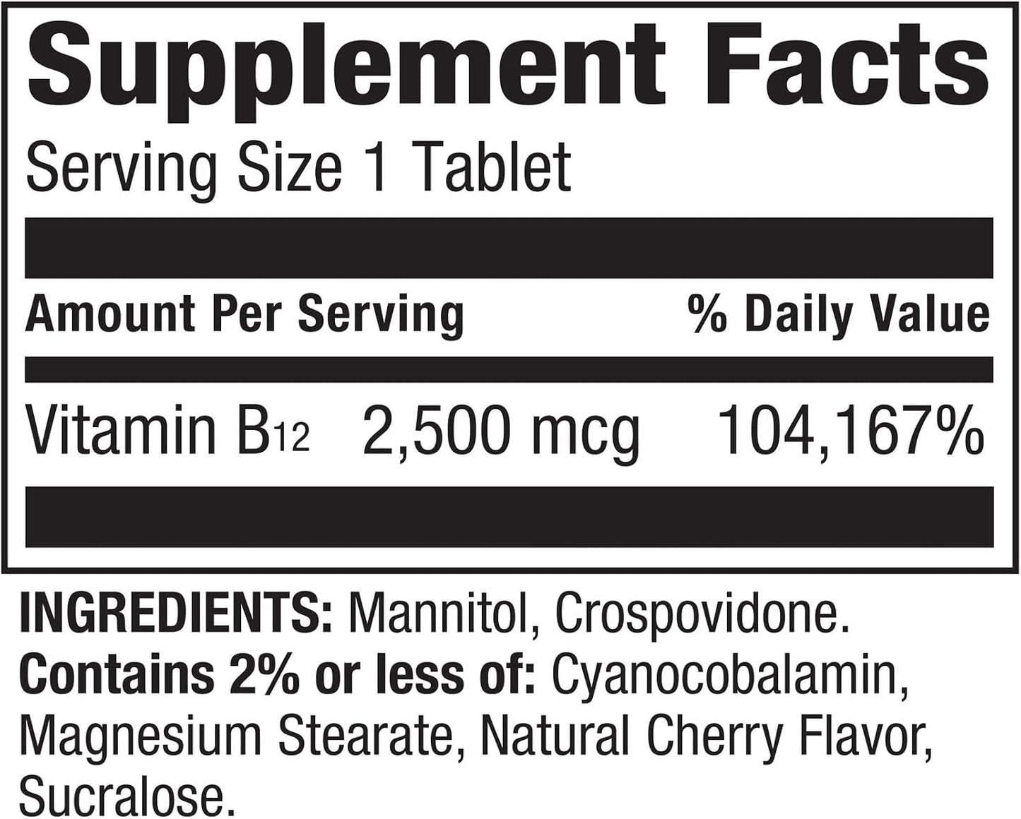 Spring Valley Vitamin B12 Quick-Dissolve Tablets Dietary Supplement – Vitamin B12 2500 mcg – 120 Tablets Bundle with Lual's 45 Diabetes Decoded - görsel 3