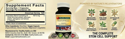 Healthy Habits StemCell Maxum Plant Based Age-Defying Support Supplement