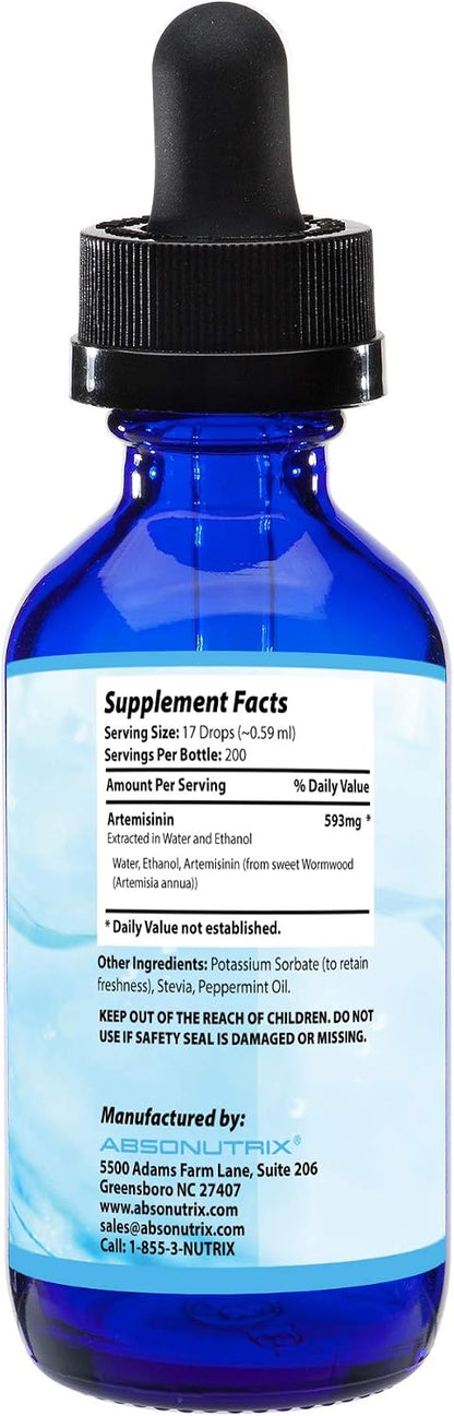 Absonutrix Artemisinin 580mg per Serving 4 fl oz Liquid – Traditional Herbal Support
