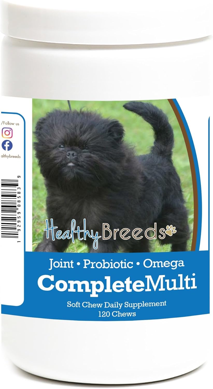 Healthy Breeds Affenpinscher All in One Multivitamin Soft Chew 120 Count - görsel 1