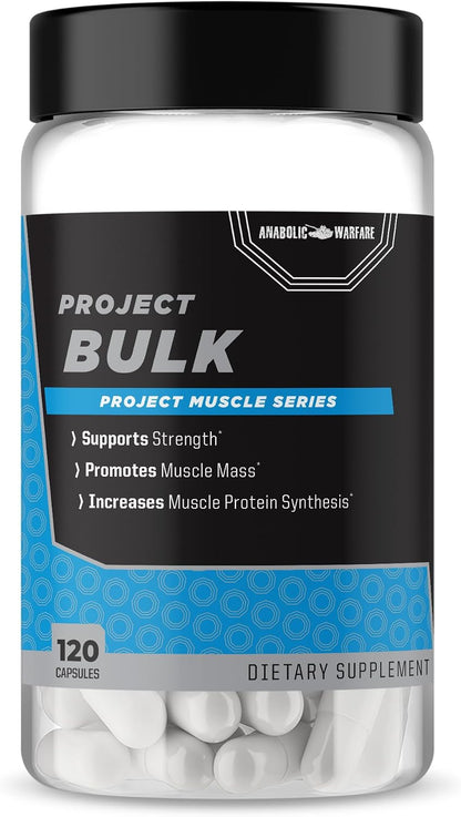Anabolic Warfare Project Bulk - Mass-Building Formula for Strength and Muscle Definition
