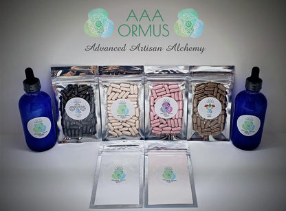 AAA Ormus Rose Capsules – Premium Ocean Mineral Blend (60 Count, Vegan)