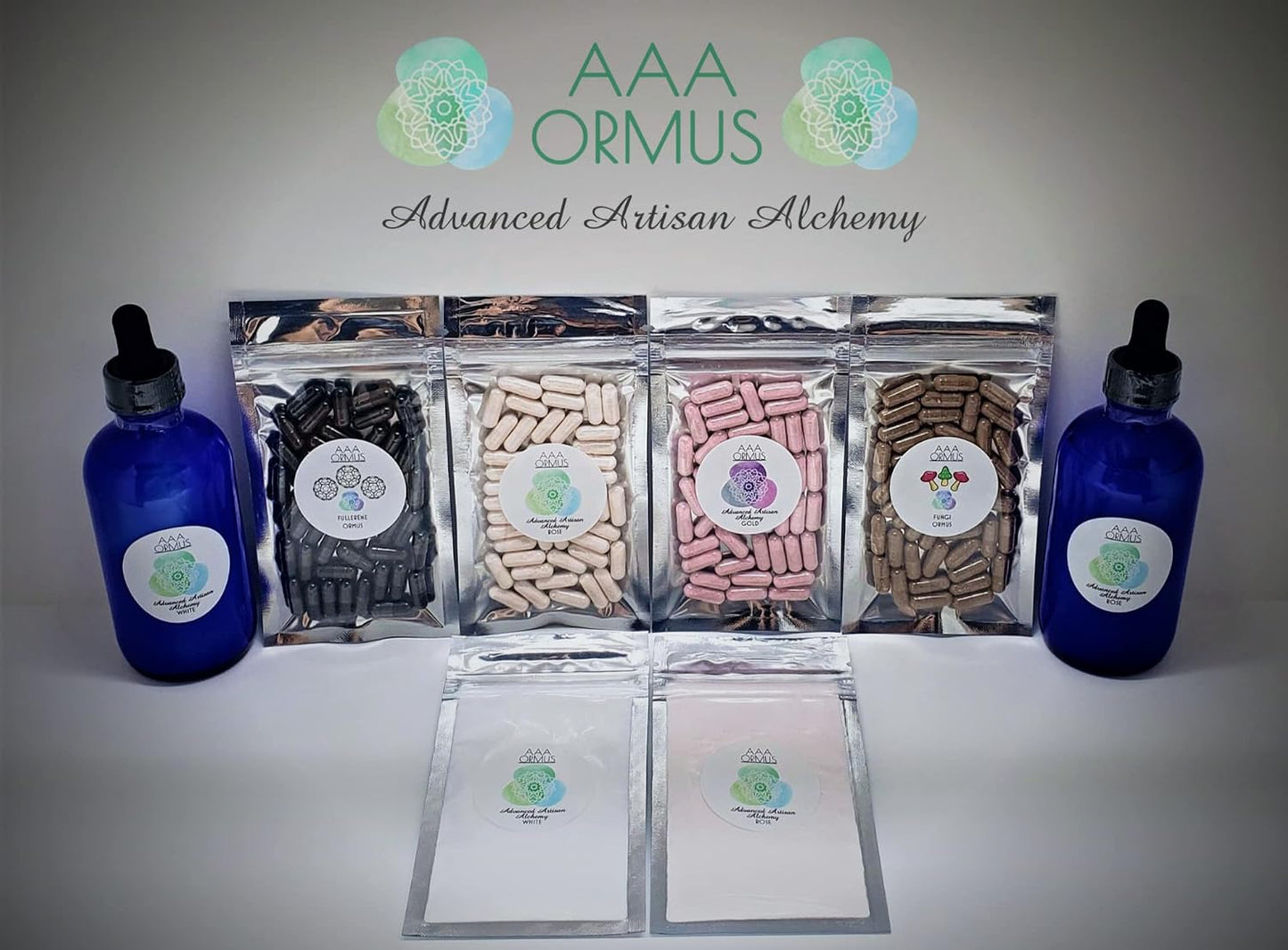 AAA Ormus - Rose Capsules - Premium Ocean Mineral Blend - Vegan Formula - görsel 3