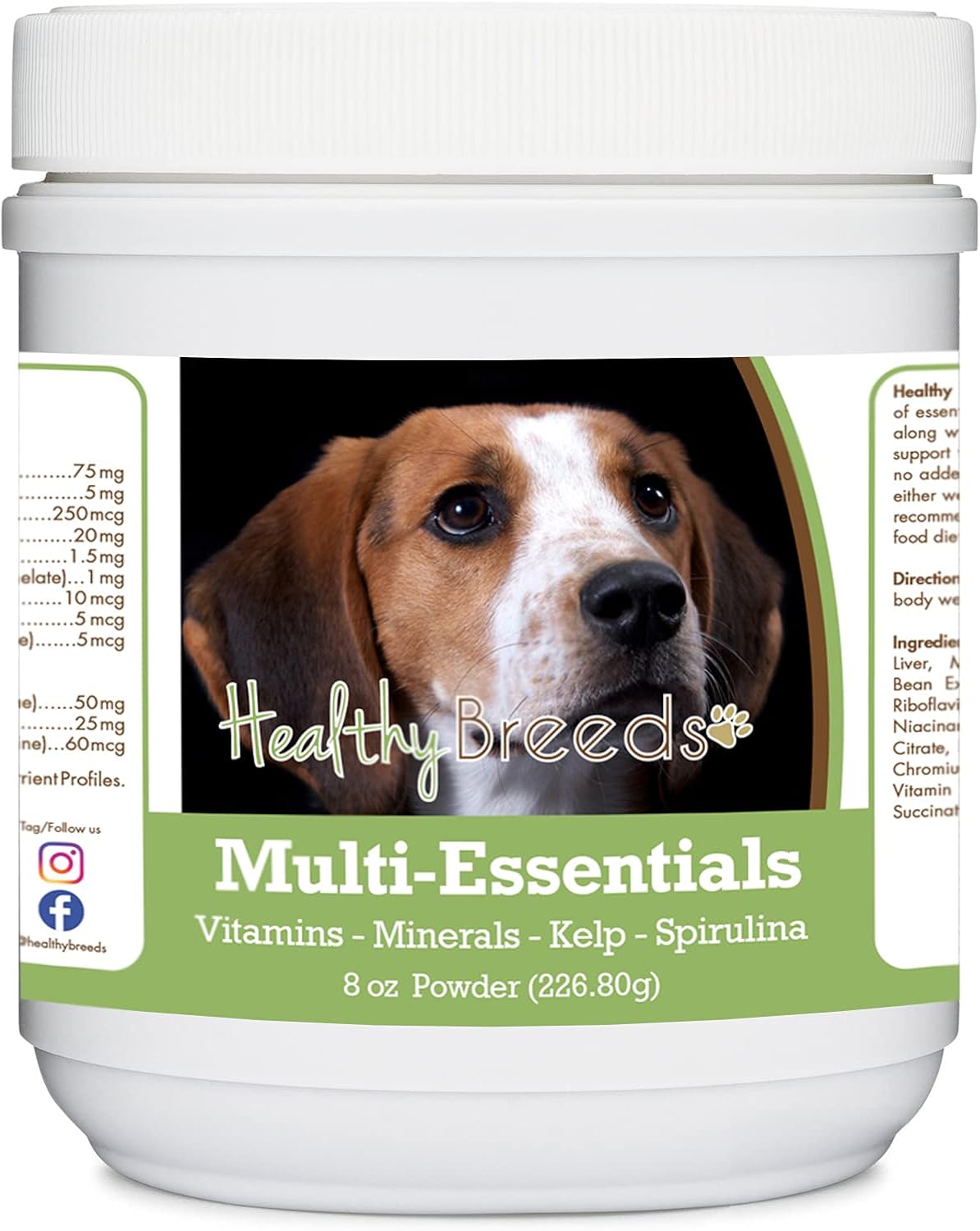 Healthy Breeds American English Coonhound Multi-Essentials Powder for Dogs - 227 g - görsel 1