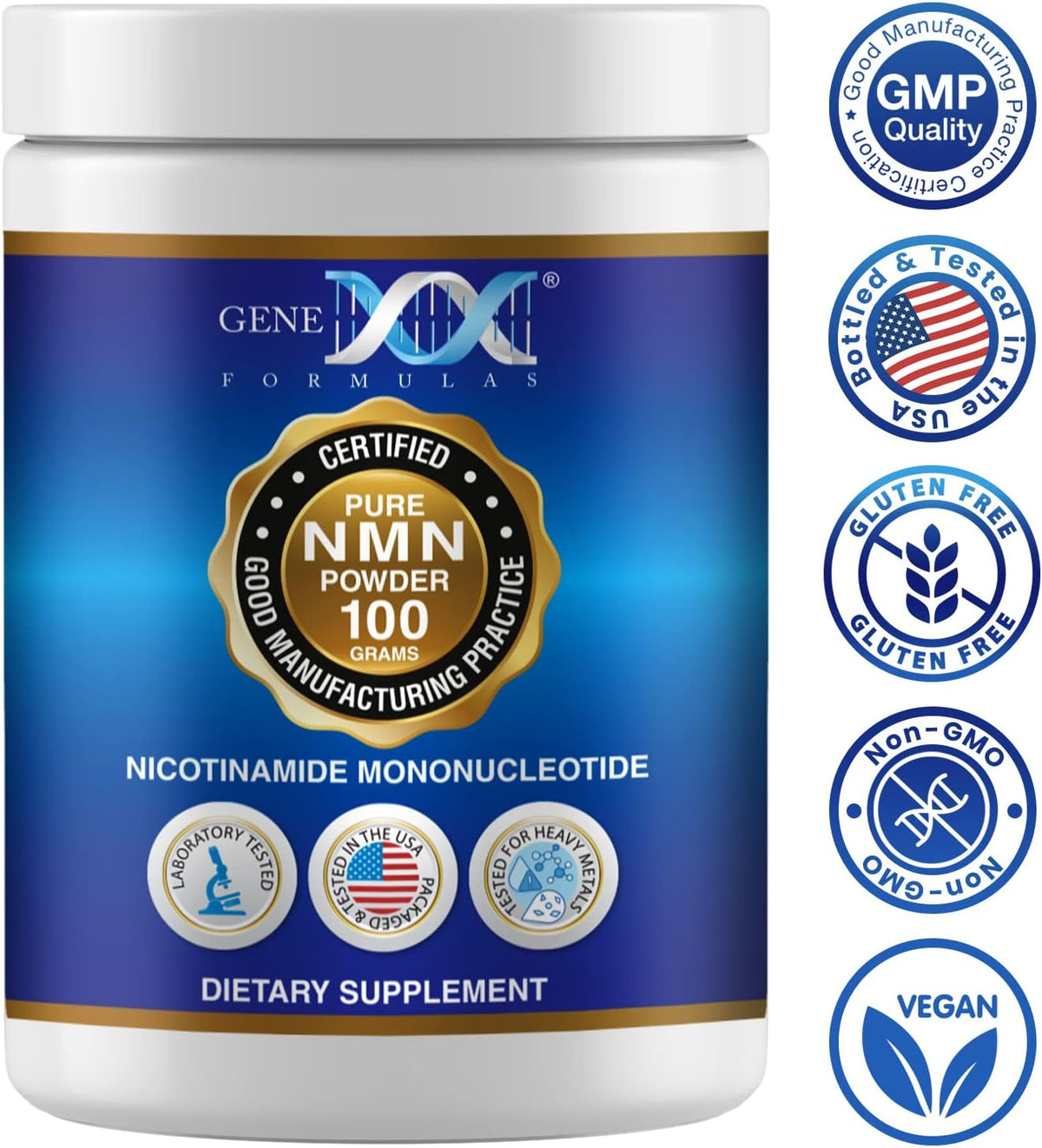 Genex Formulae Pure NMN Powder – 100g, Instant Dissolve, Non-Synthetic, PVP-Free - görsel 6