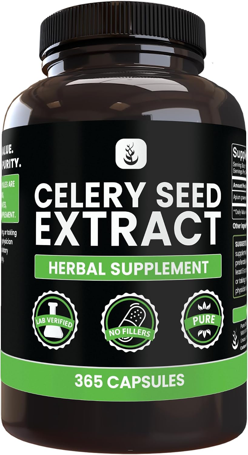 Pure Original Ingredients Celery Seed Extract (365 Capsules) - görsel 1