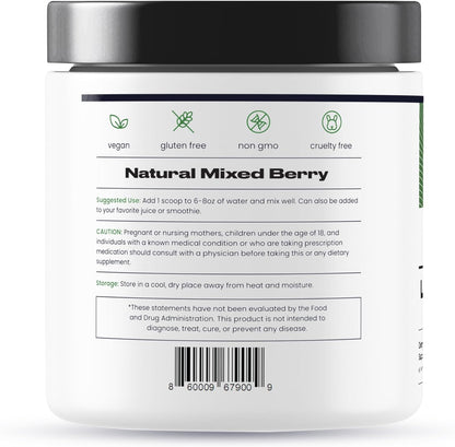 Nature's Pure Blend Super Greens Powder – Organic Greens Superfood Powder, Matcha Flavour, 30 Servings