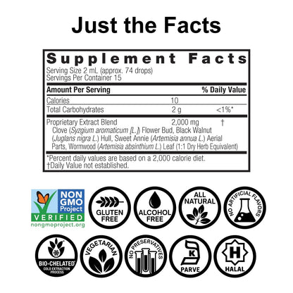 Nature's Answer Black Walnut and Wormwood (Value Pack of 3)