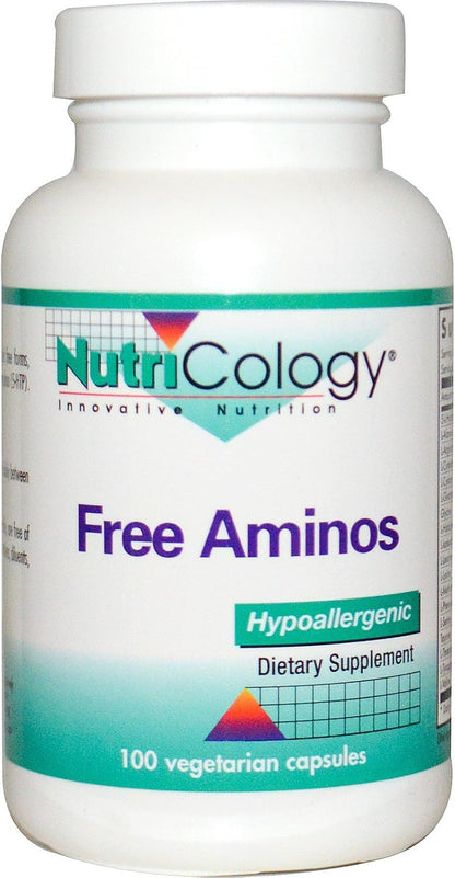 NutriCology FreeAminos, 100 Capsules