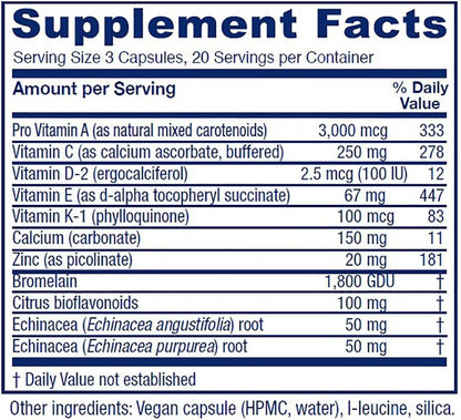 Vitanica Opti-Recovery - Pre & Post Surgery Support, 60 Capsules