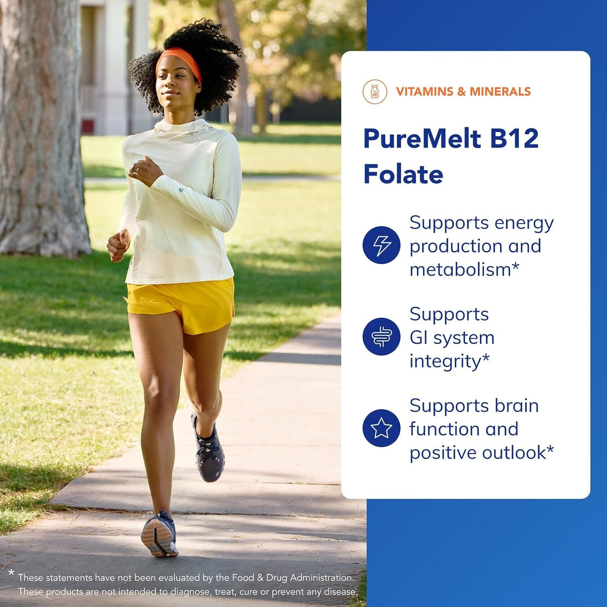 Pure Encapsulations PureMelt B12 Folate - Active B Vitamin with L-5-MTHF - Metabolism Support - 90 Lozenges - görsel 3