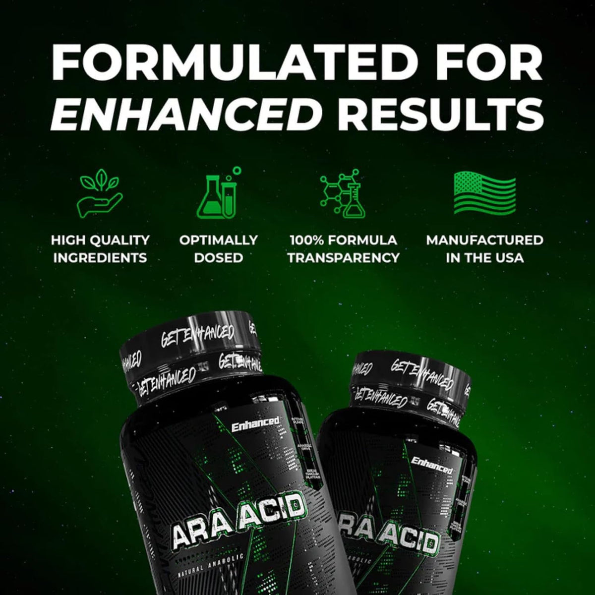 Enhanced Labs Arachidonic Acid Supplement – 350mg, 120 Capsules - görsel 4