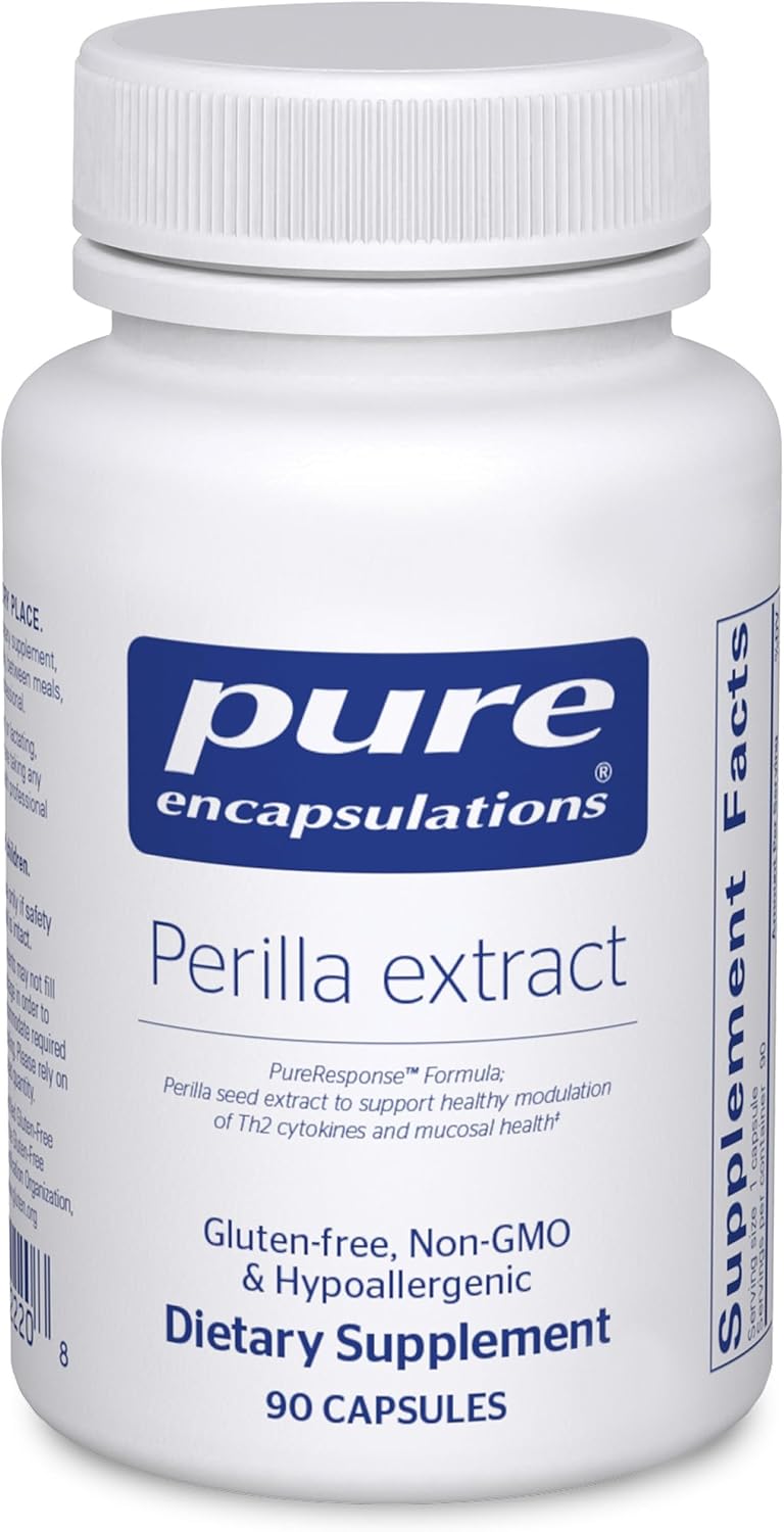 Pure Encapsulations Perilla Extract | Supports Healthy Modulation of Th2 Cytokines and Mucosal Health | 90 Capsules - görsel 1