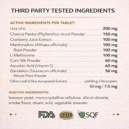VetriScience Quick Action UT Health Chewable Tablets for Dogs - 90 Count