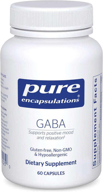 Pure Encapsulations GABA – Amino Acid Supplement – 60 Capsules