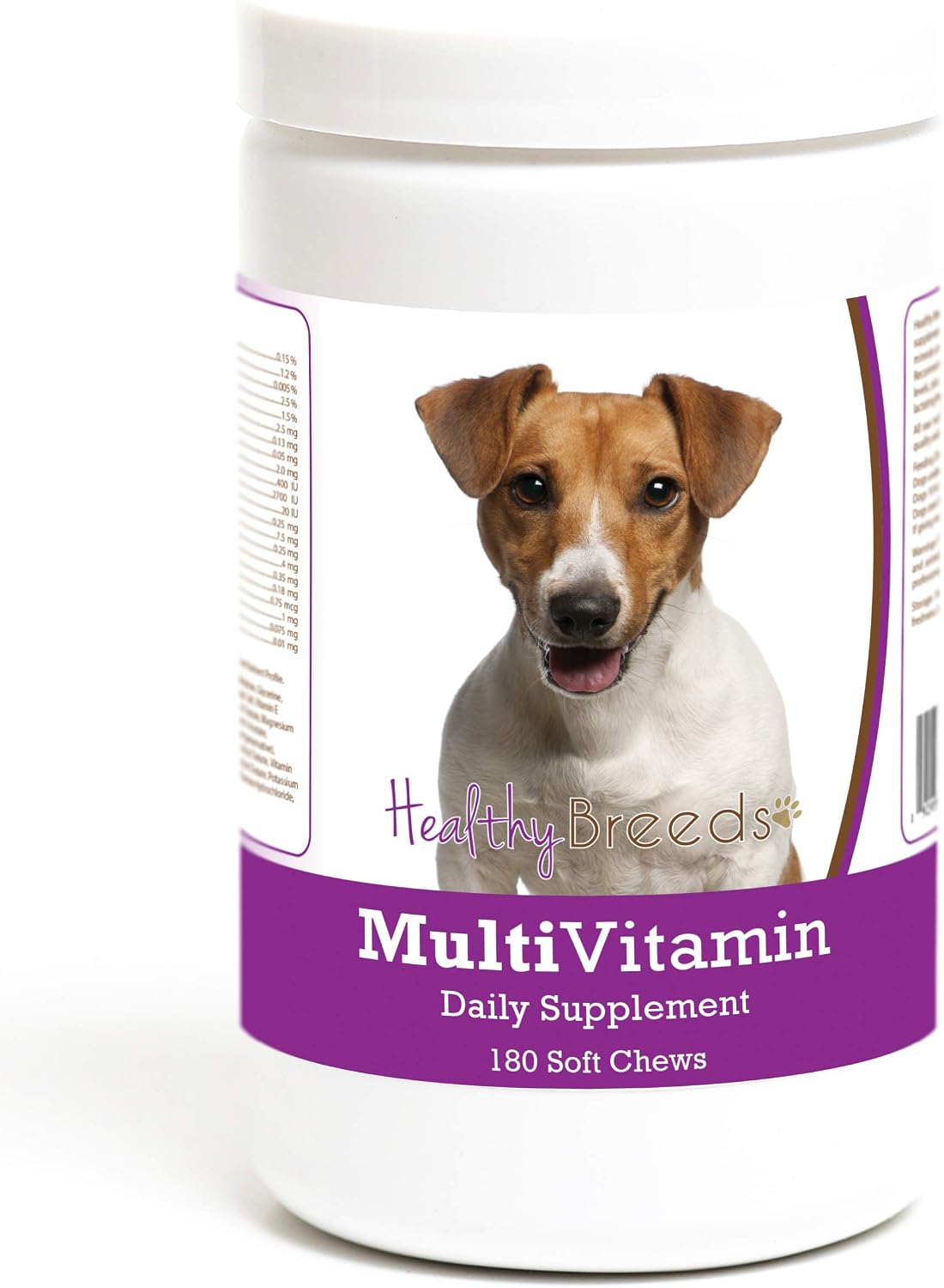 Healthy Breeds Jack Russell Terrier Multivitamin Soft Chews for Dogs - 180 Chews - görsel 1