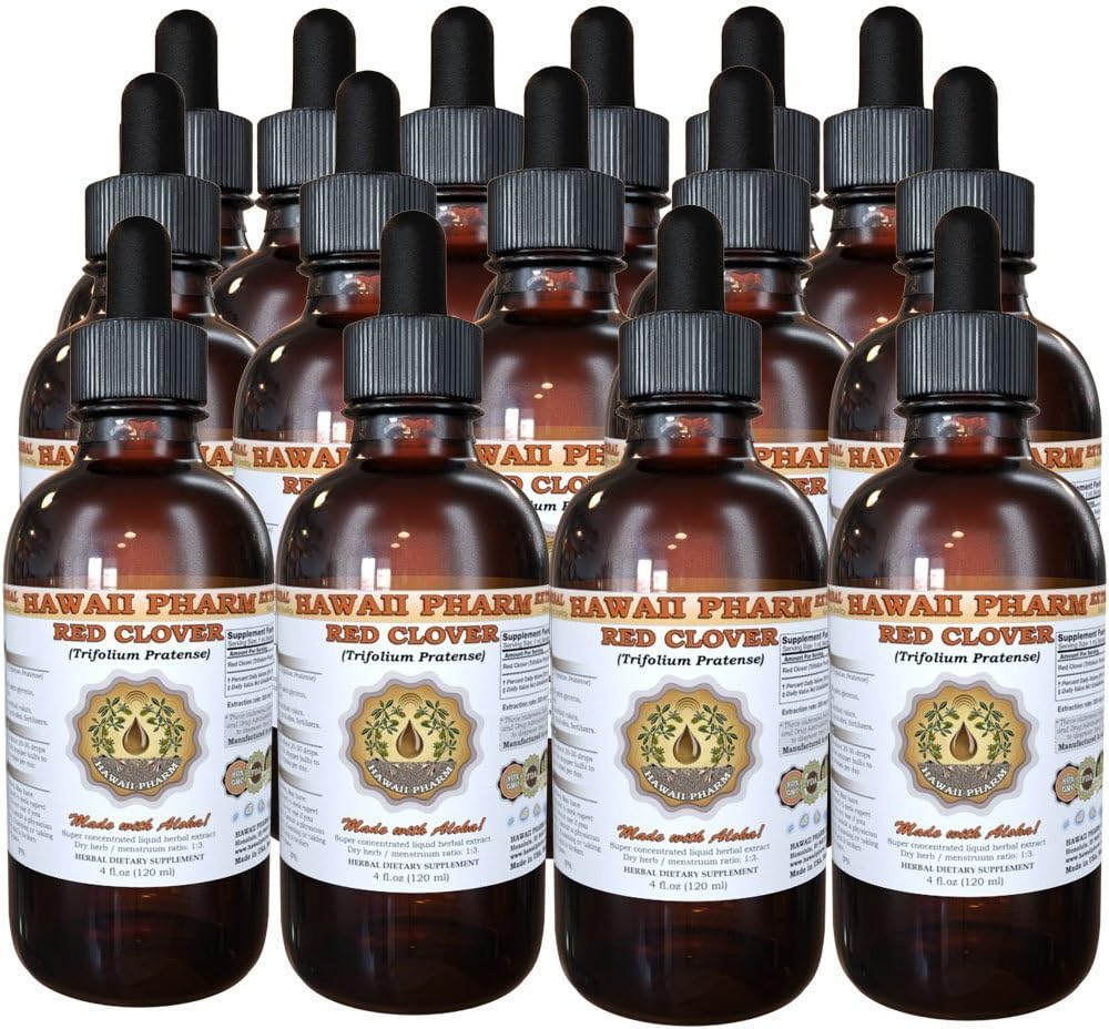 Hawaii Pharm Red Clover (Trifolium Pratense) Liquid Extract, 4 fl oz - görsel 9