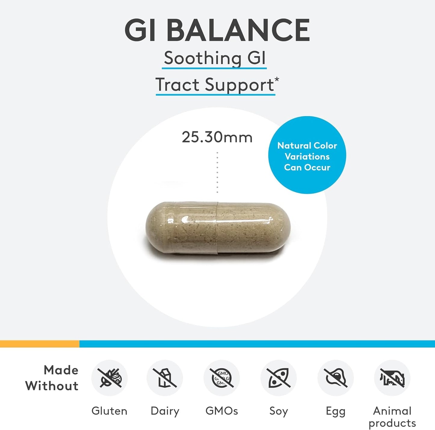 XYMOGEN GI Balance - Supports Gastrointestinal Health & Healthy Bowel Movements - Free of Gluten, Dairy & Soya - 150 Capsules - görsel 3