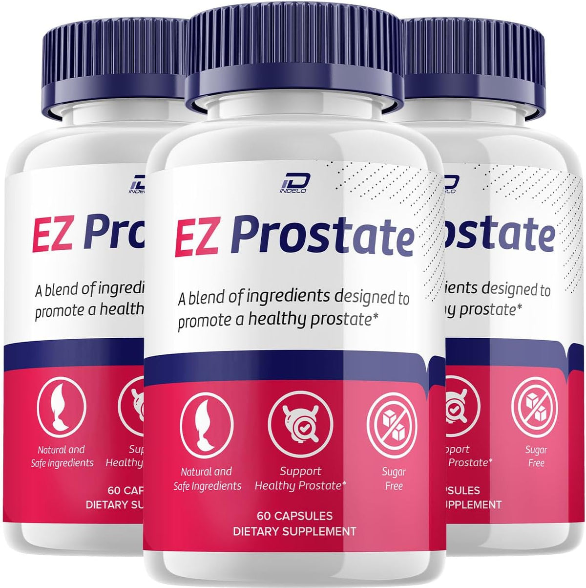 EZ Prostate Supplement for Men – Advanced Formula (3-Pack, 180 Capsules) - görsel 1