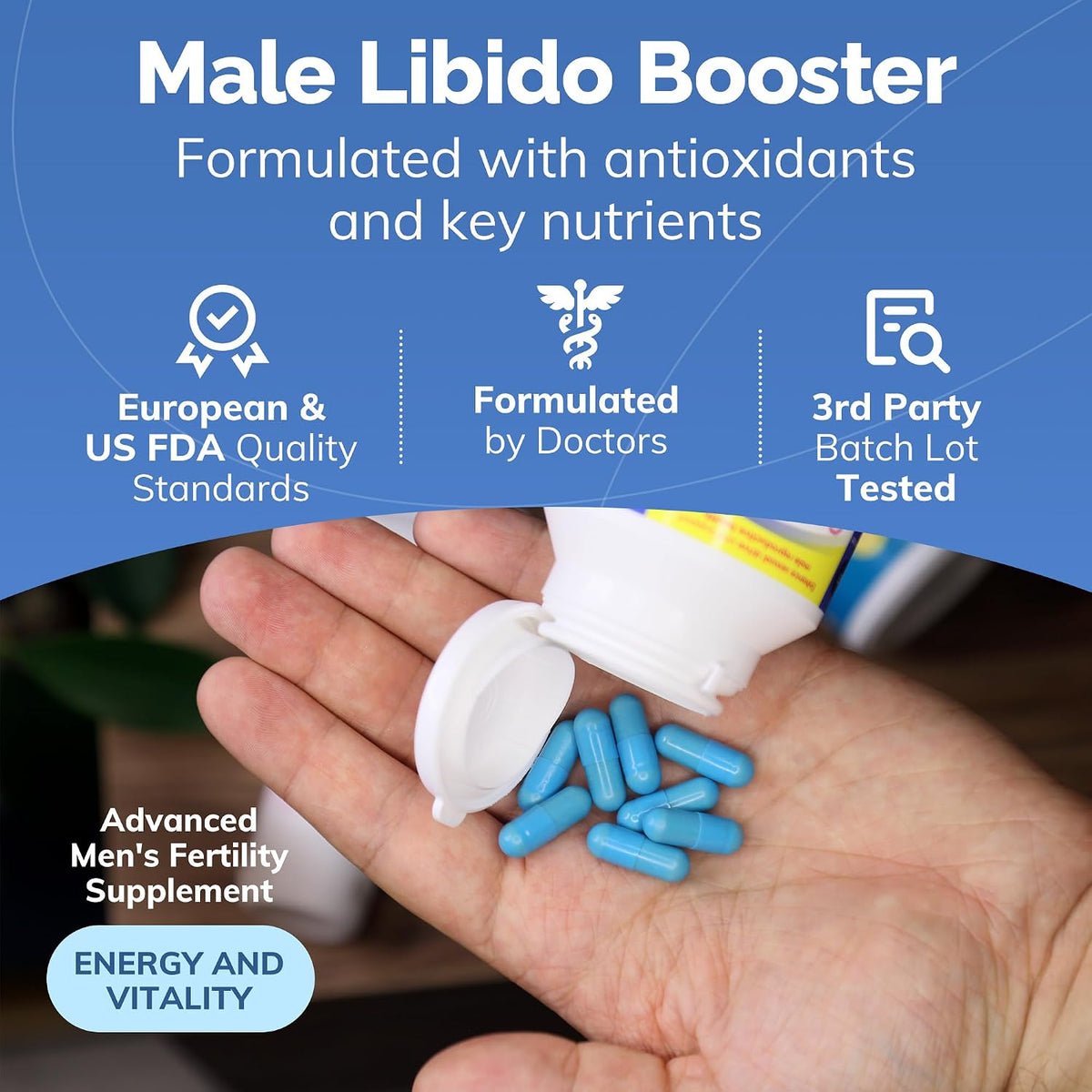 CONCEIVE PLUS Fertility Support for Men – 60 Capsules - görsel 9