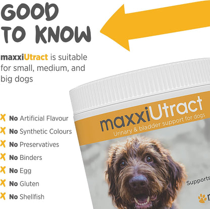 maxxiUtract Urinary and Bladder Support for Dogs – D-Mannose and Cranberry Powder