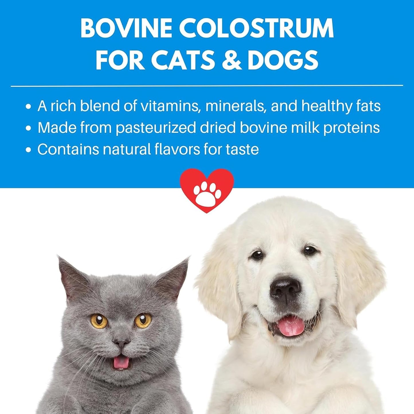 Infinite Health Labs Bio-Active Bovine Colostrum for Dogs and Cats – 240g (480 Servings) - görsel 3